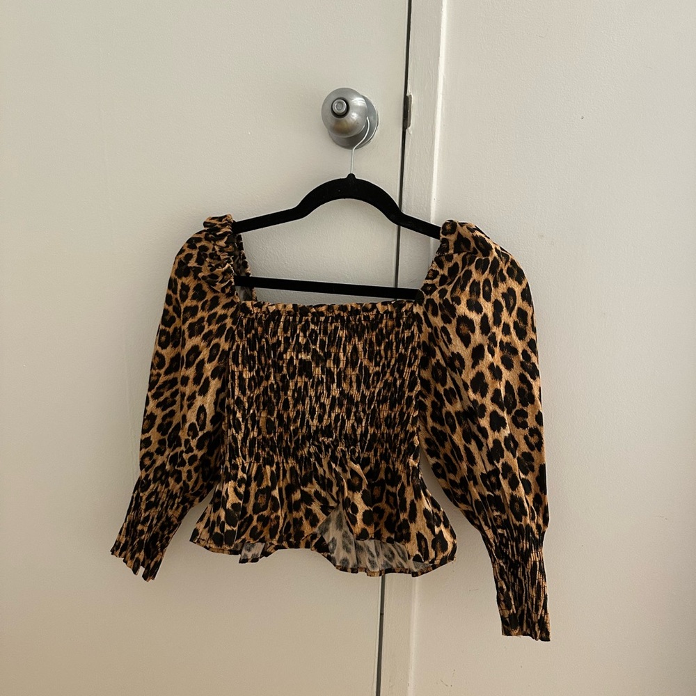 Zara Leopard Print Women's Top